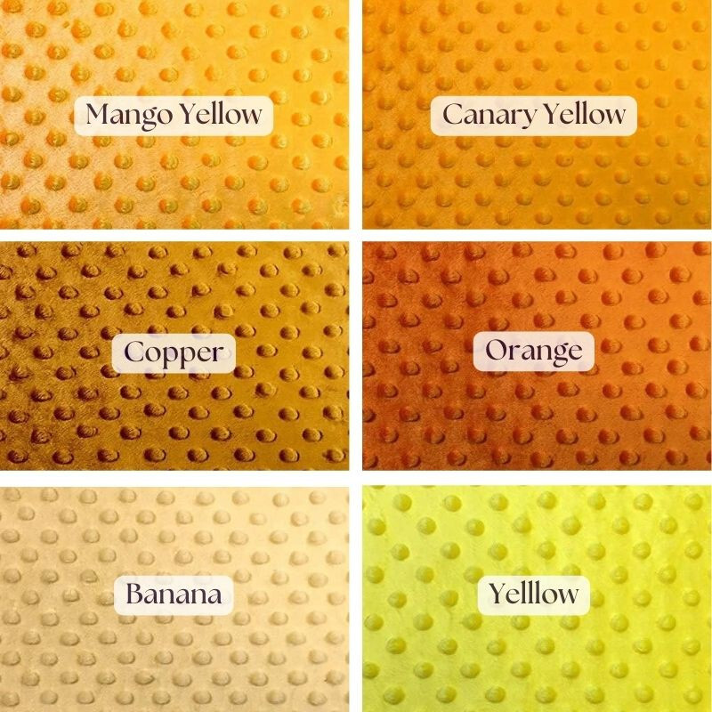Snuggle Dots Minky 60 Inch- Fabric by The Yard