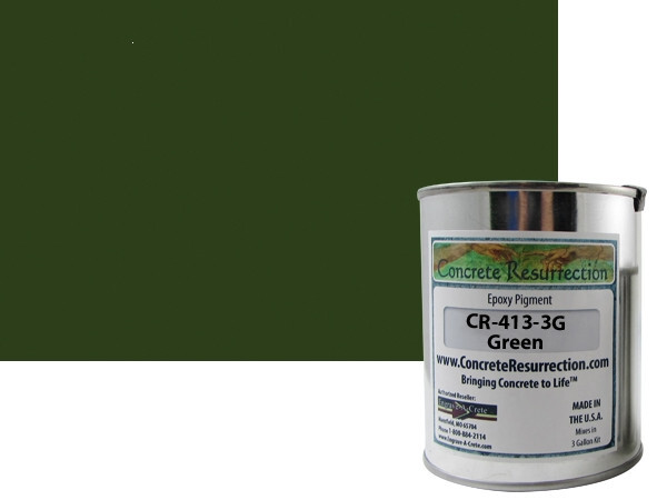 Solid Color Epoxy Pigment – Green for 3 Gallon Epoxy Kit