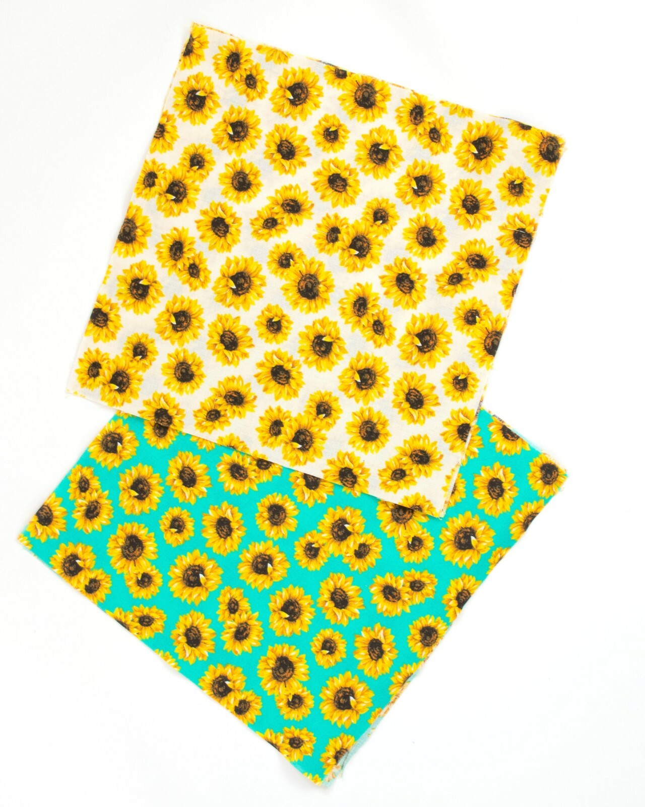 34 piece SUNFLOWERS pre-cut Layer Cake 10″ squares 100% cotton fabric quilt