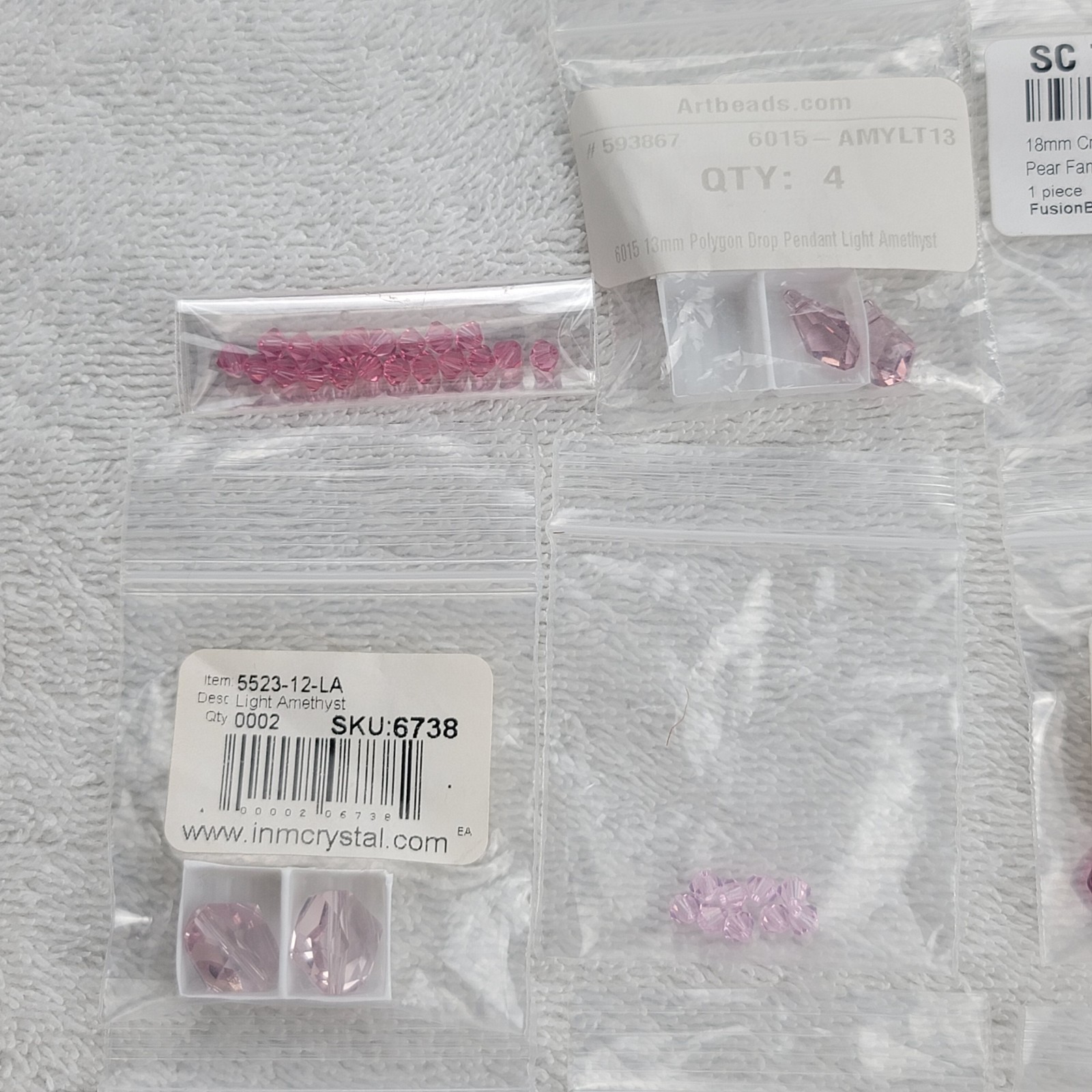 Swarovski Crystal Beads Lot Pendants Rivoli Flatback Pearls Qty Approx 4320 1122