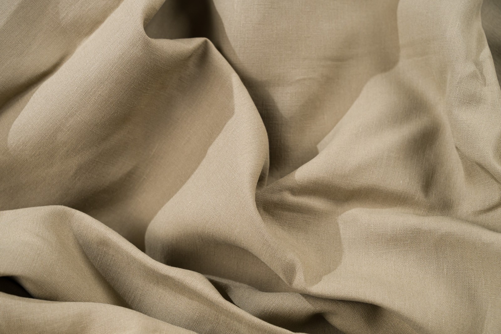 Luxury Linen Cotton Trouser Fabric Sand Beige 270g 2.3m Bespoke Chinos Italy
