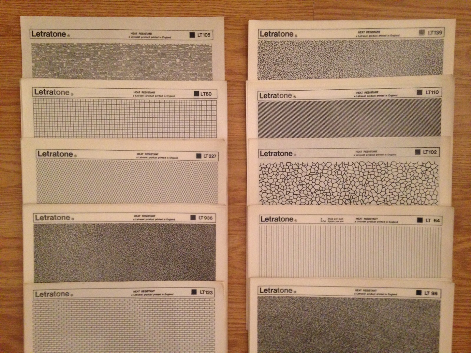 NEW [Old Stock] Letratone Vintage Graphic Design Full Sheets!! BUY 4 Get 1 FREE