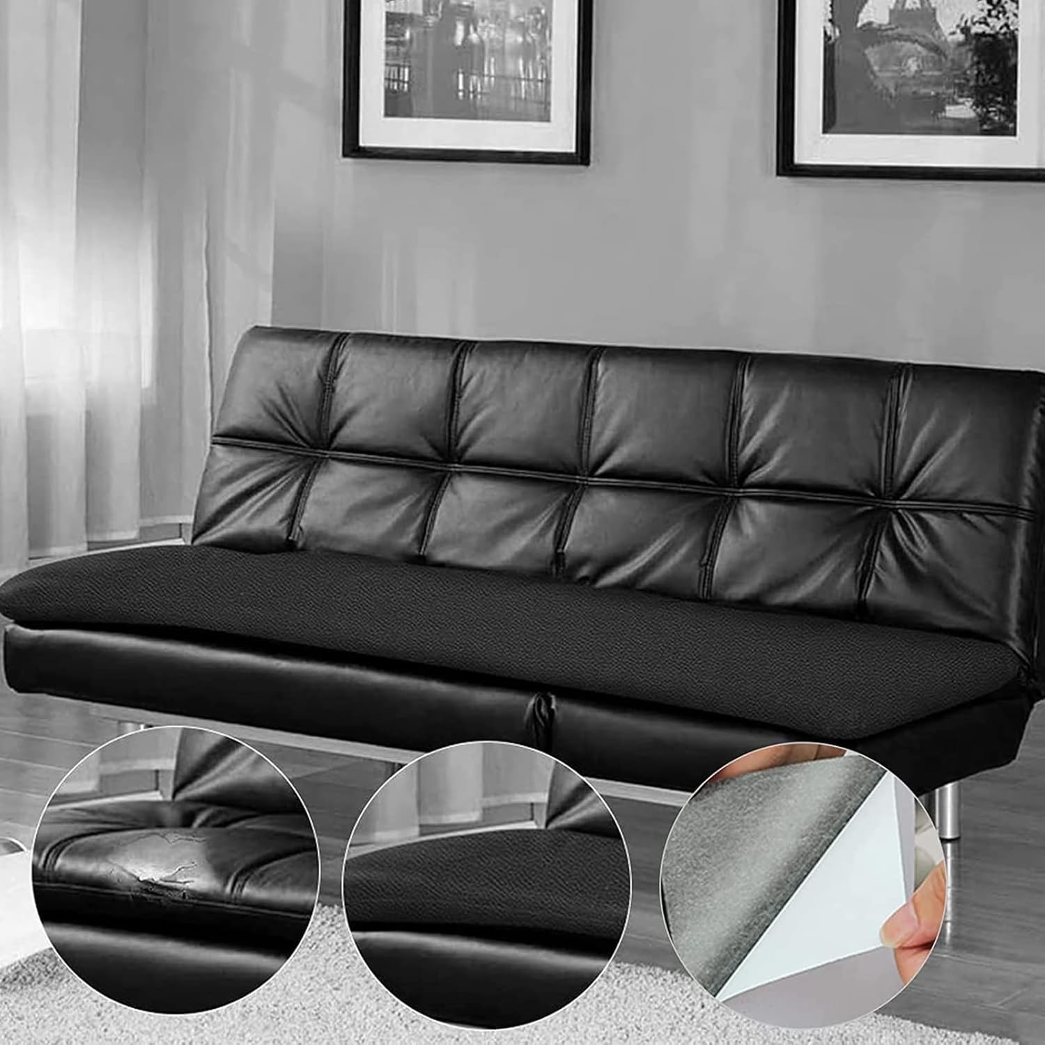 Leather Repair Tape Self-Adhesive Patch Sticker for Car Seat Couch Sofa Furnitur