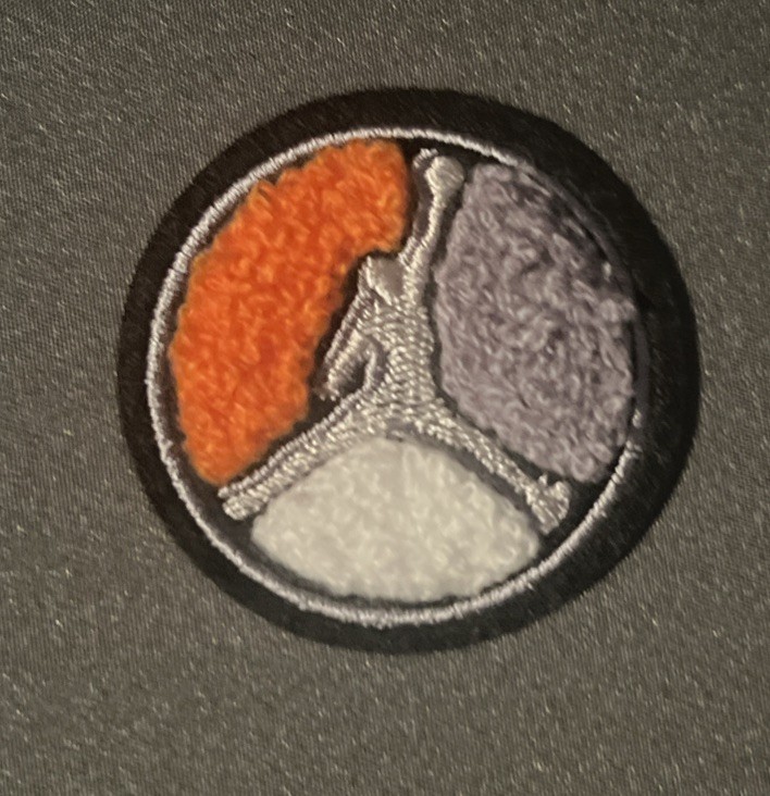 AIR JORDAN SEW ON PATCH 2” diameter