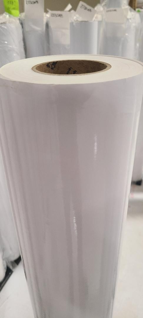 3.4 mil Gloss & Matte White Permanent Self-Adhesive Decal Vinyl Solvent & Latex