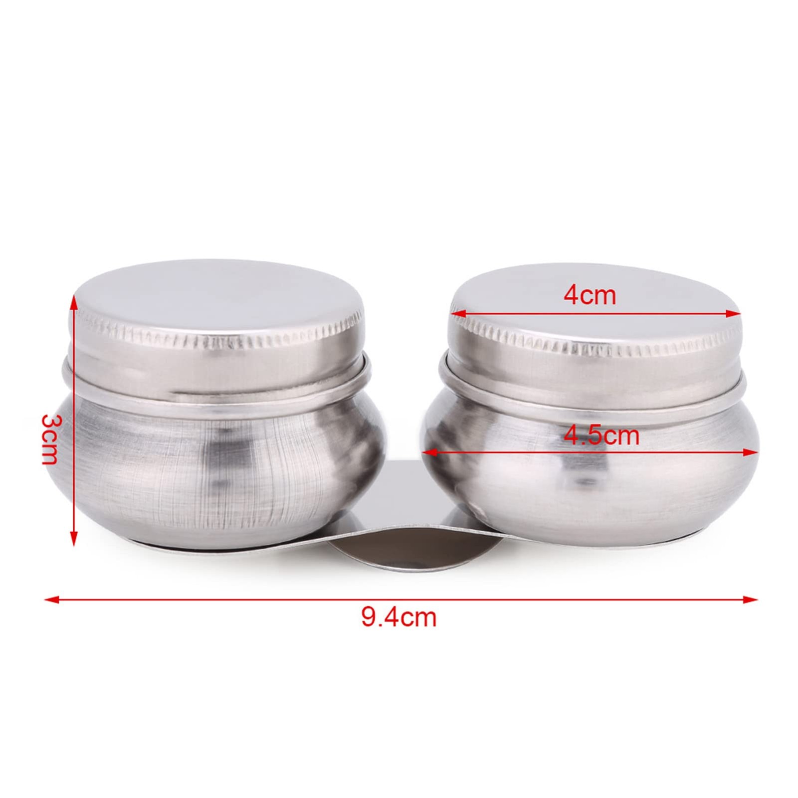 Steel Turpentine Linseed Oil Solvent Cup Paint Cup,Stainless Steel Large Doub…