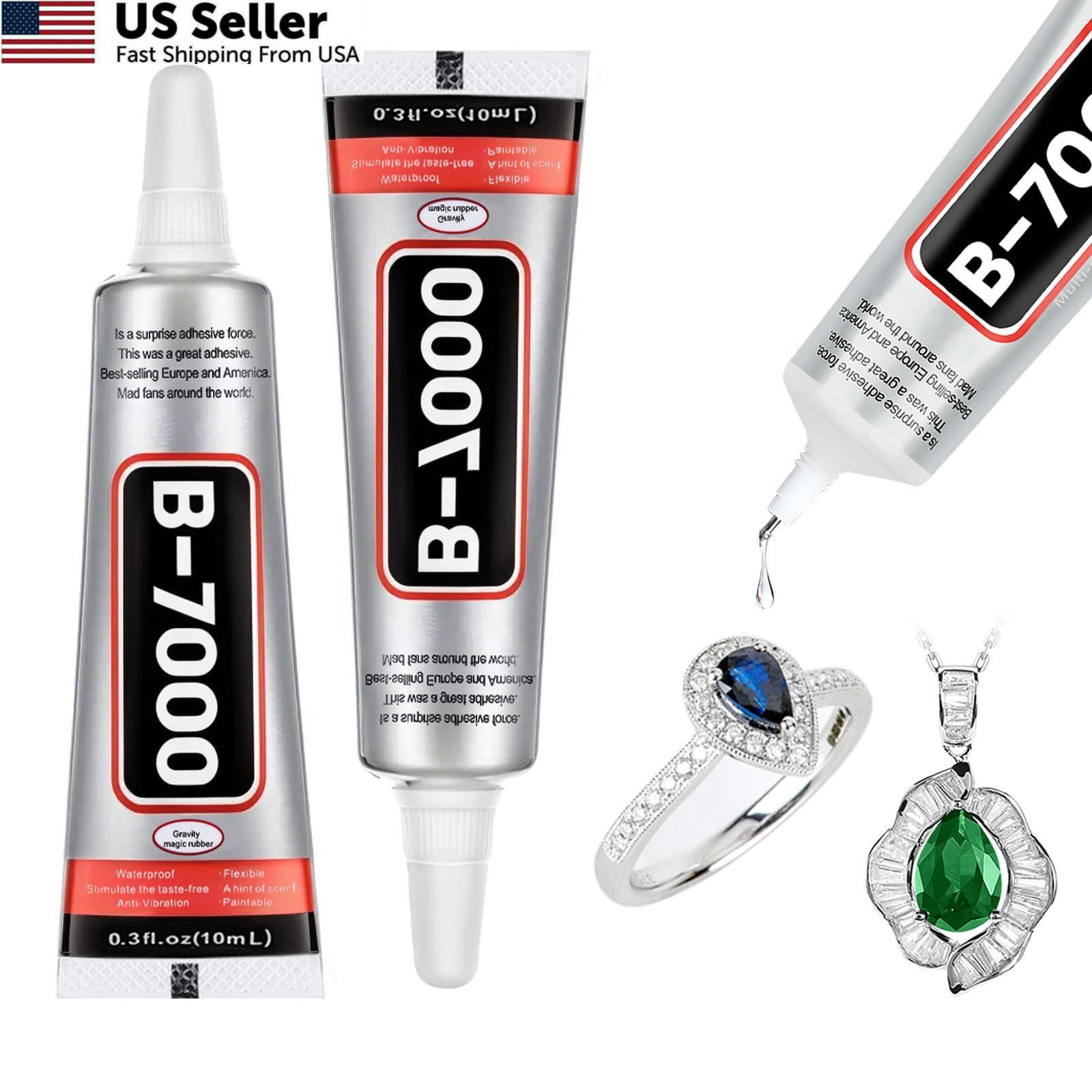 Jewelry Glue for Metal and Stone: 2PCS 10ML 0.3fl.oz Bead 2pcs 10ml/0.3fl.oz