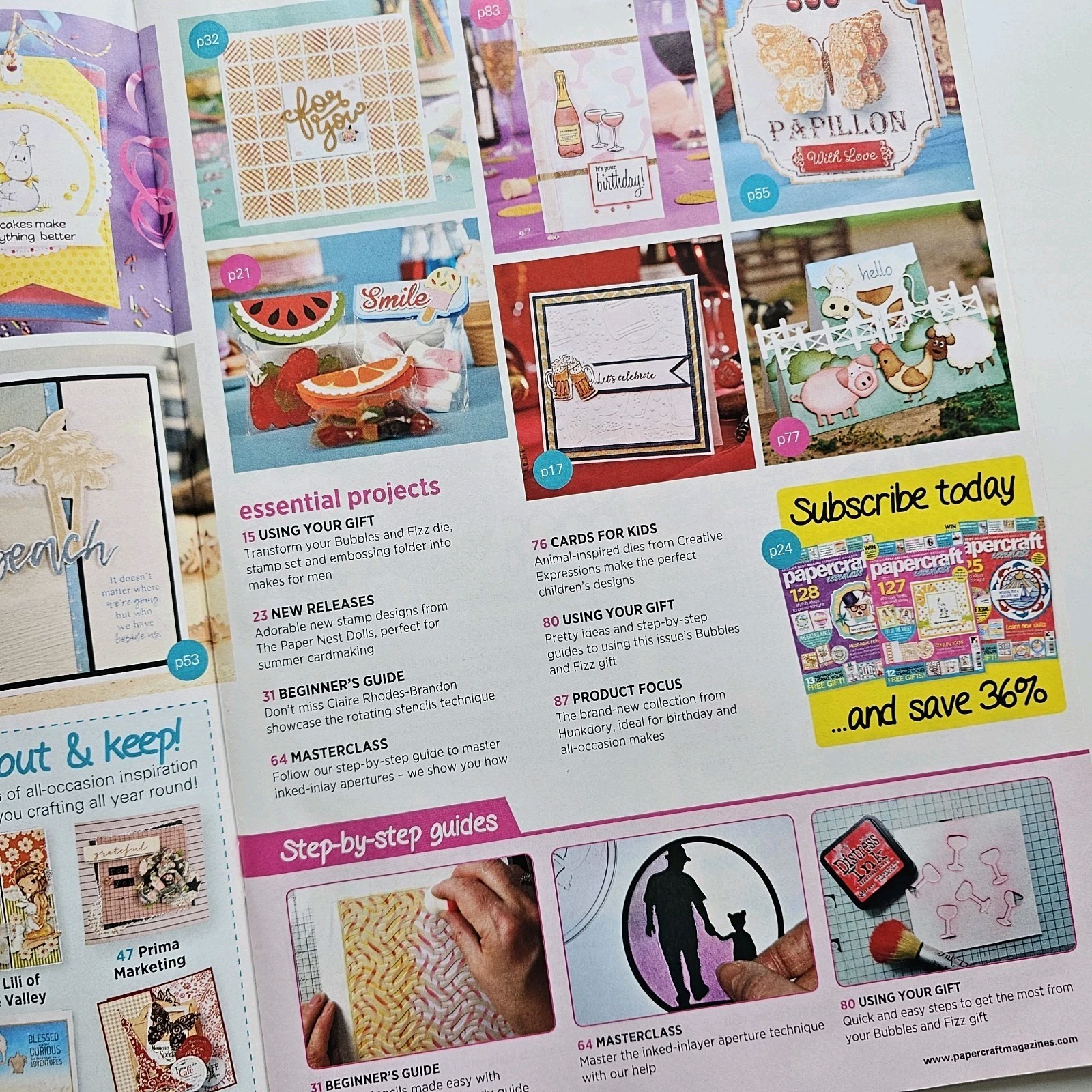 Papercraft Essentials Cardmaking Magazine Issue 161 With Clear Stamps