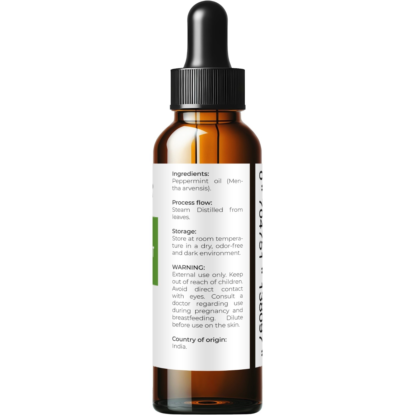 Peppermint Essential Oil by Velona 0.5 – 32 Fl Oz Therapeutic Grade Aromatherapy