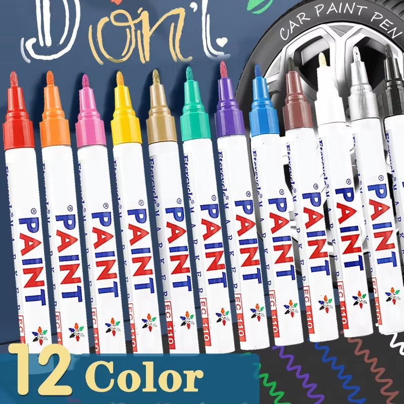 Waterproof Permanent Paint Marker Pen for Car Tyre Tire Tread Rubber Metal pen