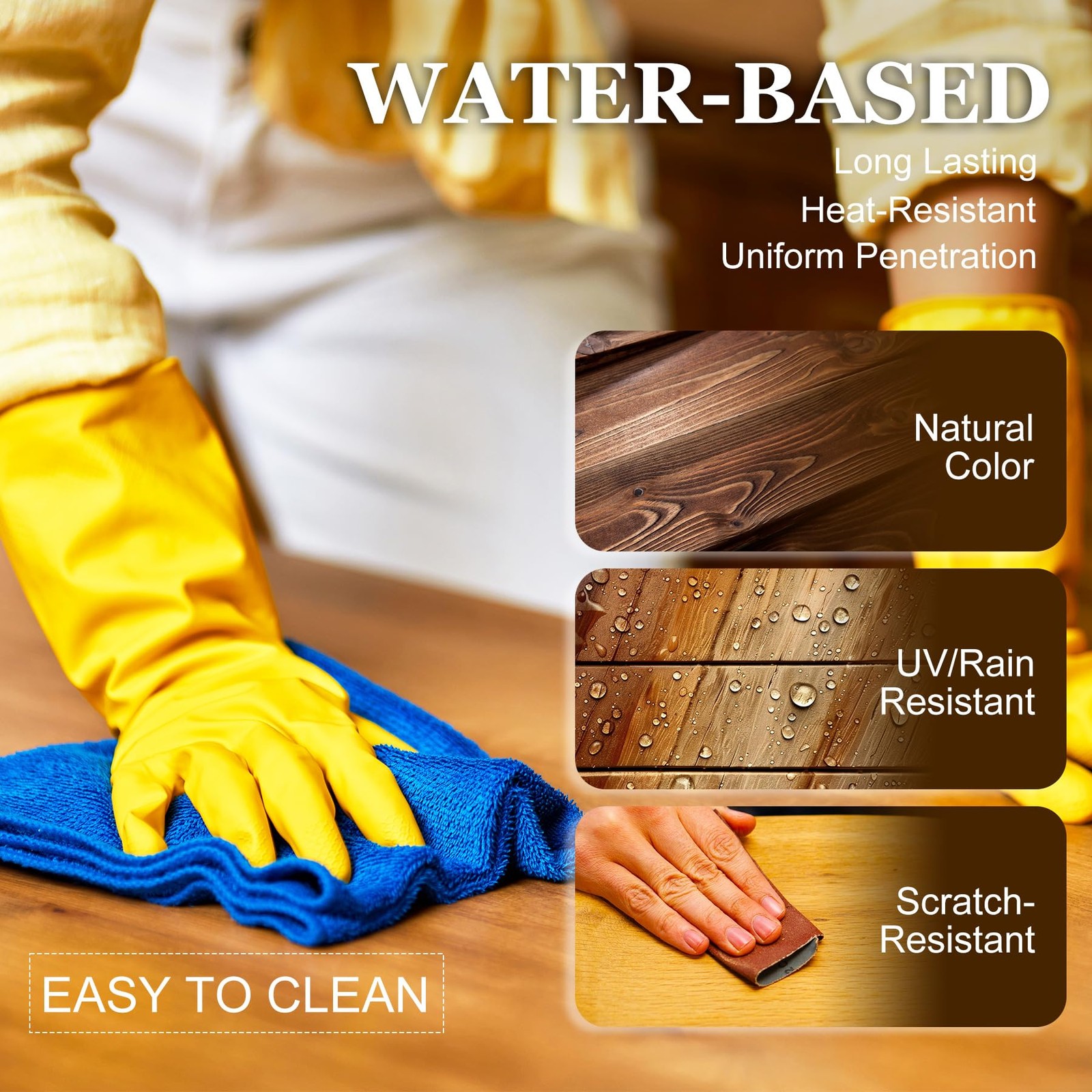 Rosewood Wood Stain, 8.5oz Water Based Matte 8.5 fl.oz,