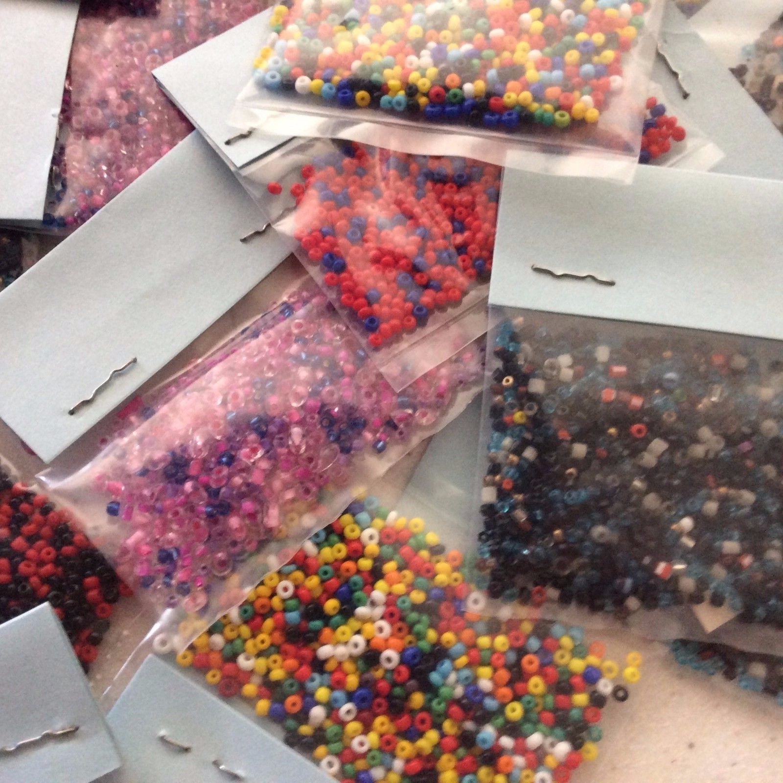 Small Seed Beads – 24 Packages Asst Colors