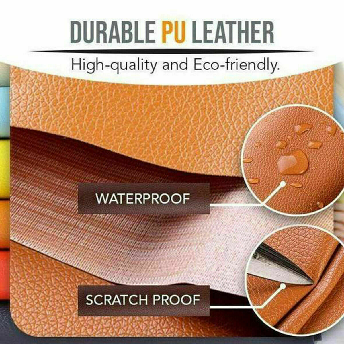 Self-Adhesive Leather Repair Patch Stick On Sofa Jacket Or Repairing Furniture