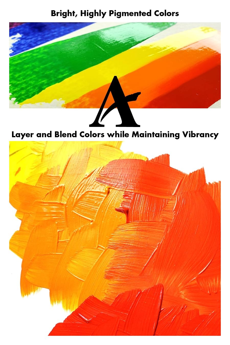 Academy Acrylic Paint Gloss 90ml Metal Tube Burnt Umber Professional Art