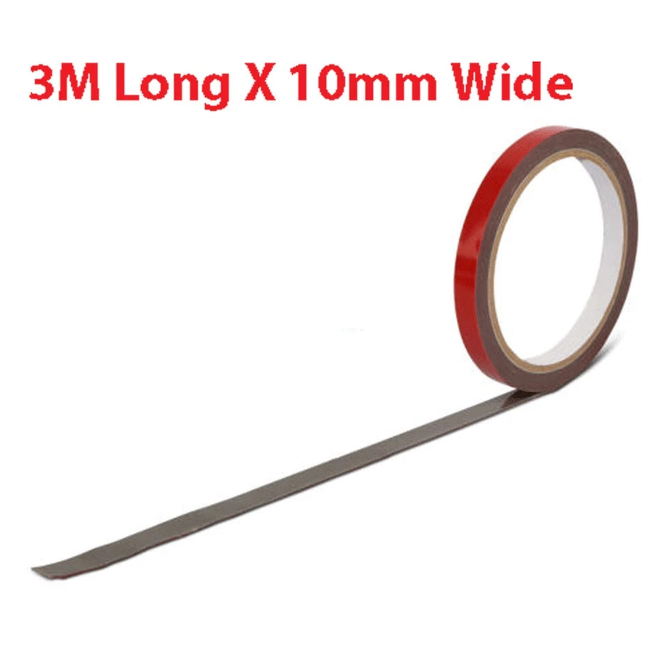Car Mounting Double Sided Acrylic Foam Tape Strong Adhesive 3m x 10mm