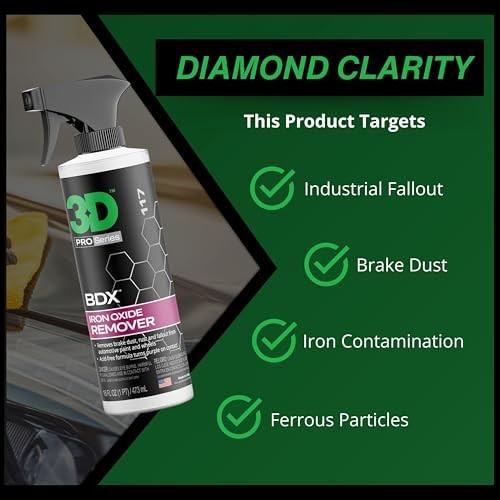 BDX Iron Remover – Fast Acting Fallout & Brake Dust 16 Fl Oz (Pack of 1)