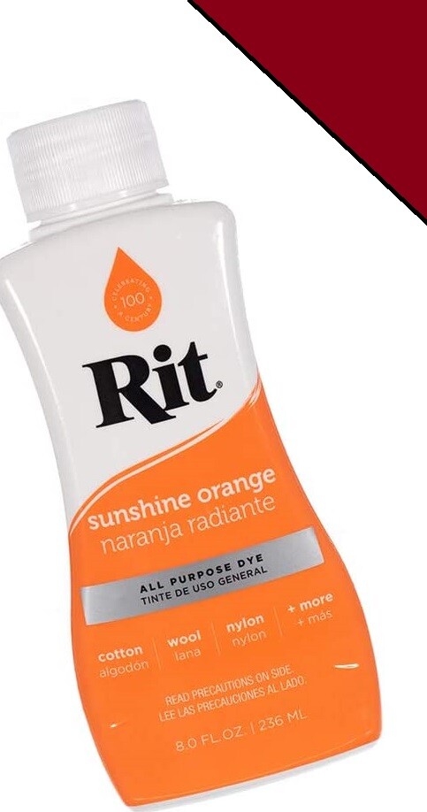 Rit Dye More For Clothes Liquid All Purpose Paint Restore Repair Black, 8 Oz New