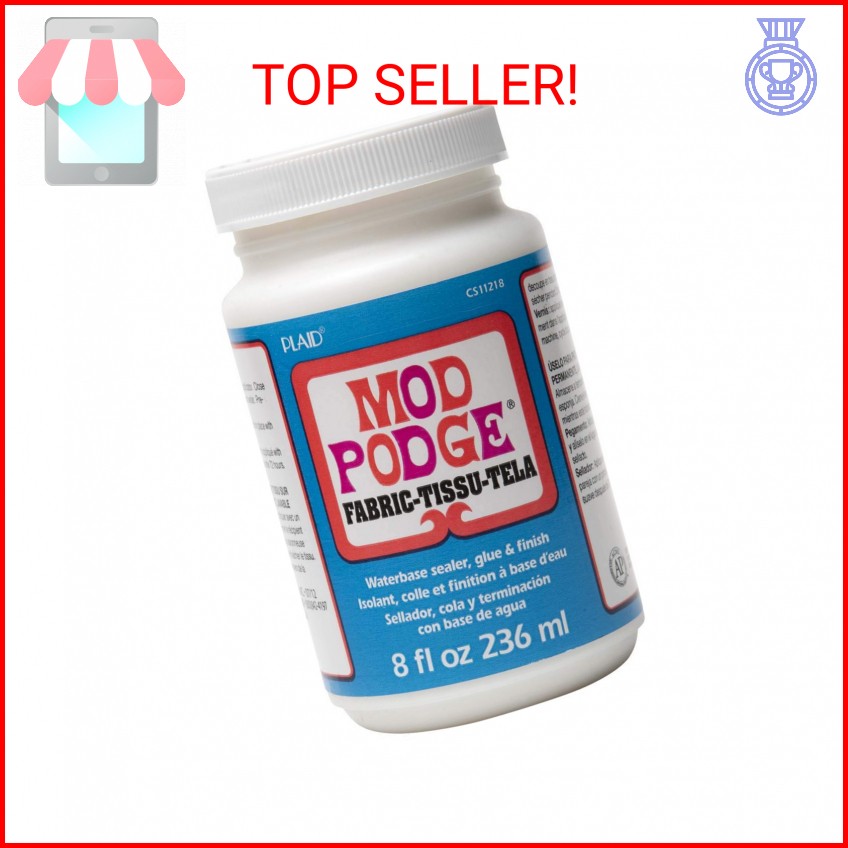 Mod Podge Eight Fabric, 8-ounce, Transparent, 8 Fl Oz
