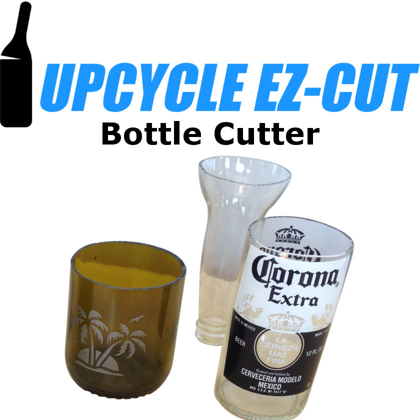 Glass Bottle Cutter (Deluxe) Kit, Upcycle EZ-Cut: Beer & Wine Bottle Cutting