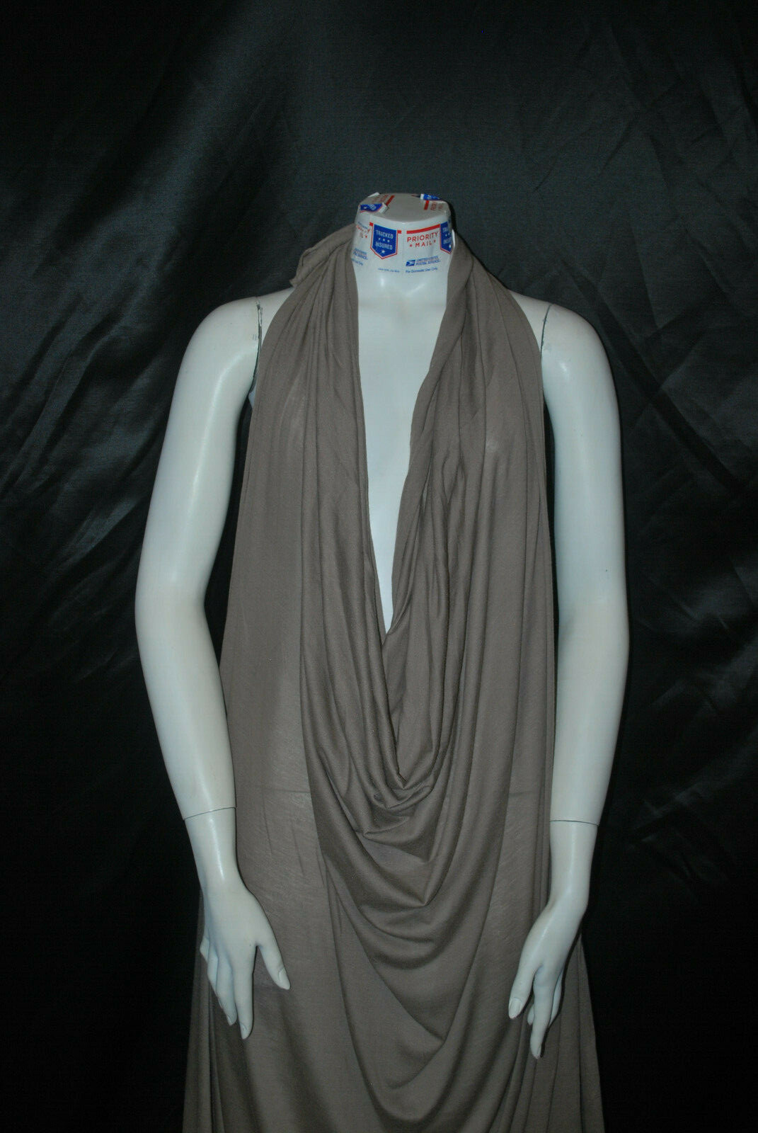 Modal Silk Sheer Knit Jersey Ultralight Eco-Friendly Mocca Brown by the yard