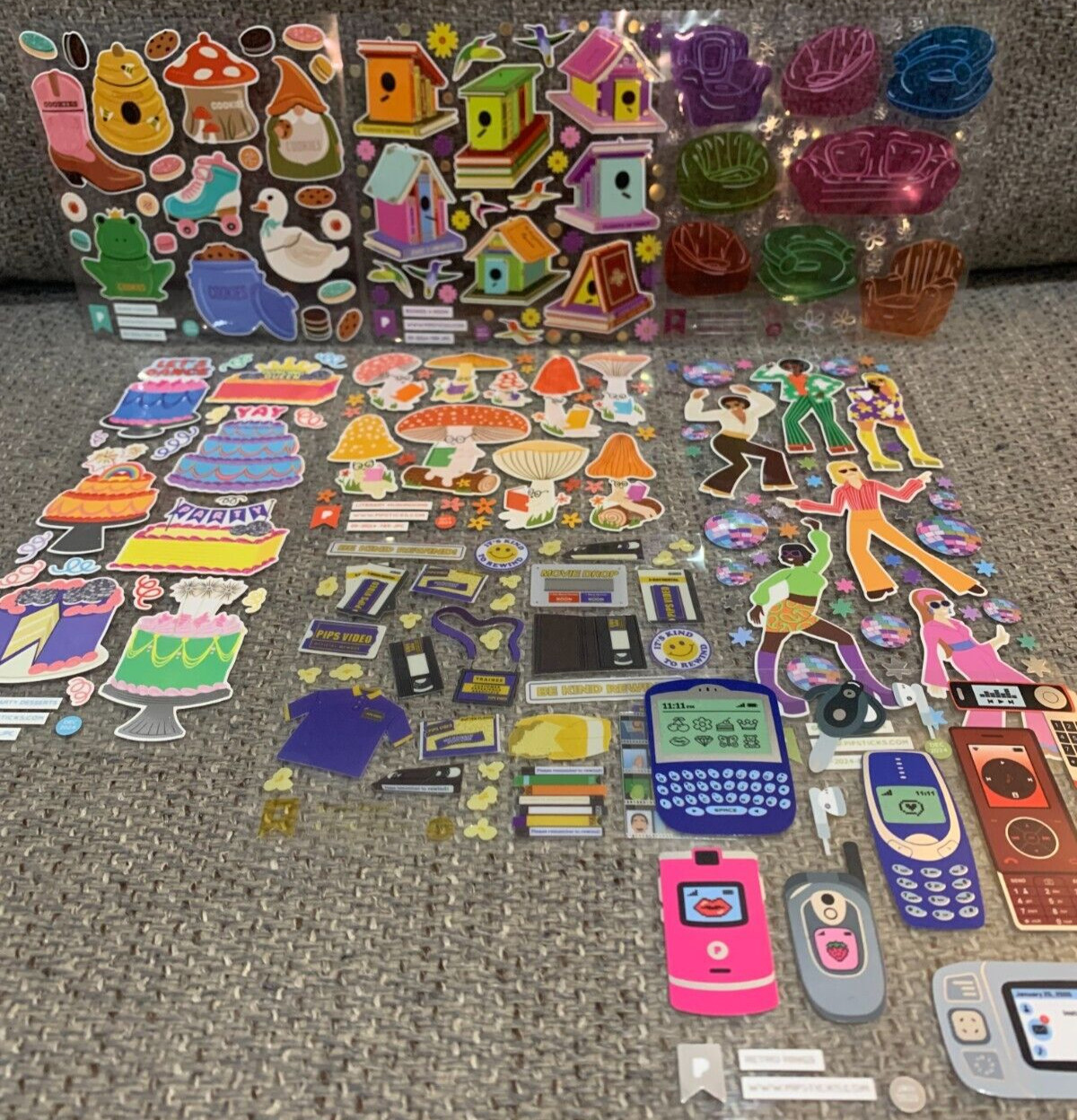 Pipsticks Stickers lot (see description for details)