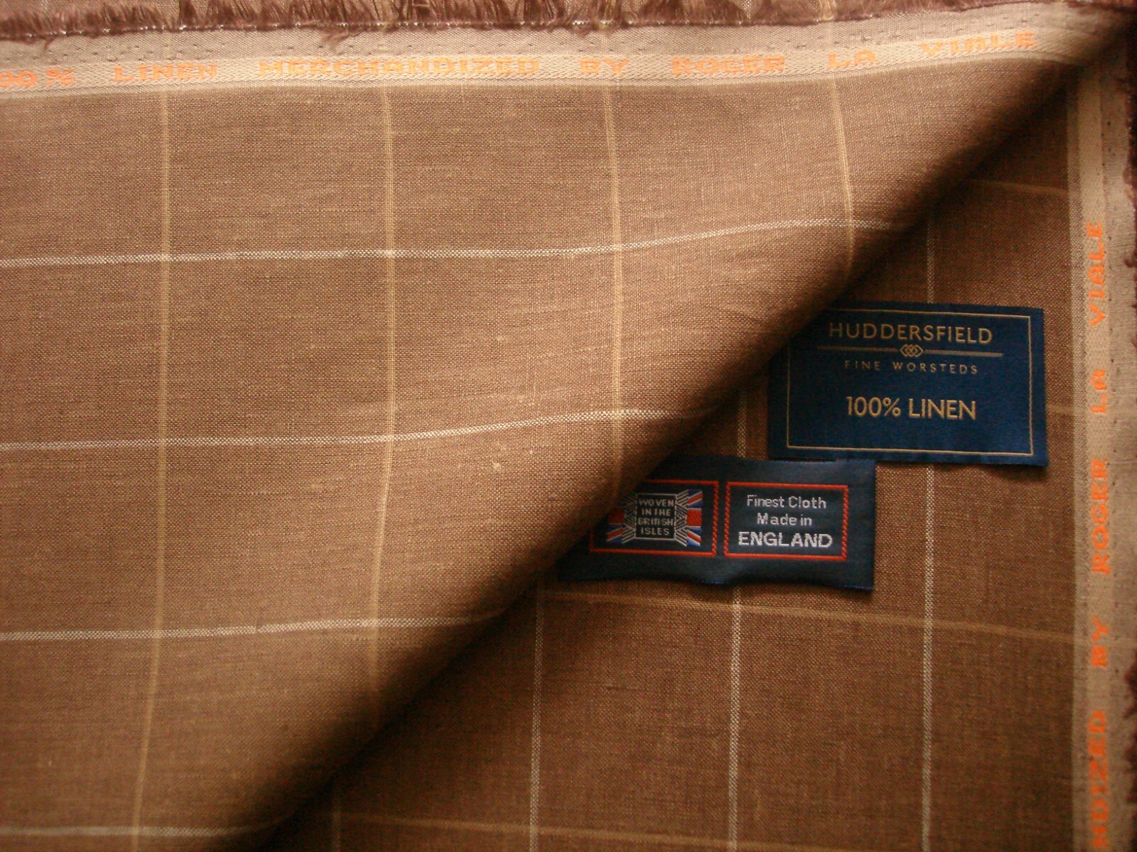KITON WOOL JACKETING FABRIC “Vintage” MADE IN SCOTLAND FOR kiton – 2.0 m
