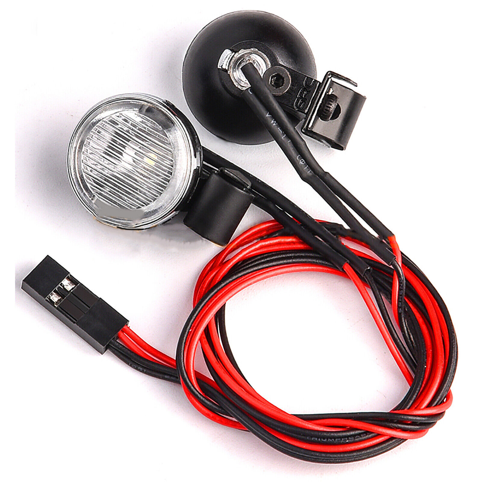 18mm Retro Round Spotlight Headlight Kit G157H for GRC1/10 T4 SCX10RC Model Cars