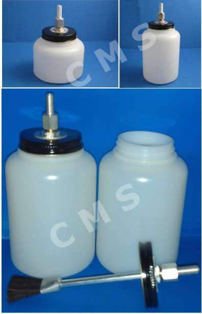Plastic Cement Glue Dispenser Bottle W/ Metal Brush 8 or 16oz Siline Johnson USA