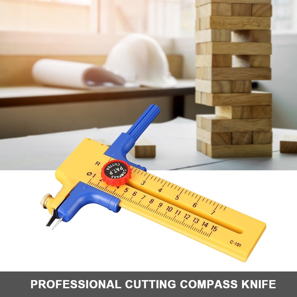 150mm Circle Compass Cutter for Cut Paper Leather Card Art Craft Tool Adjustable