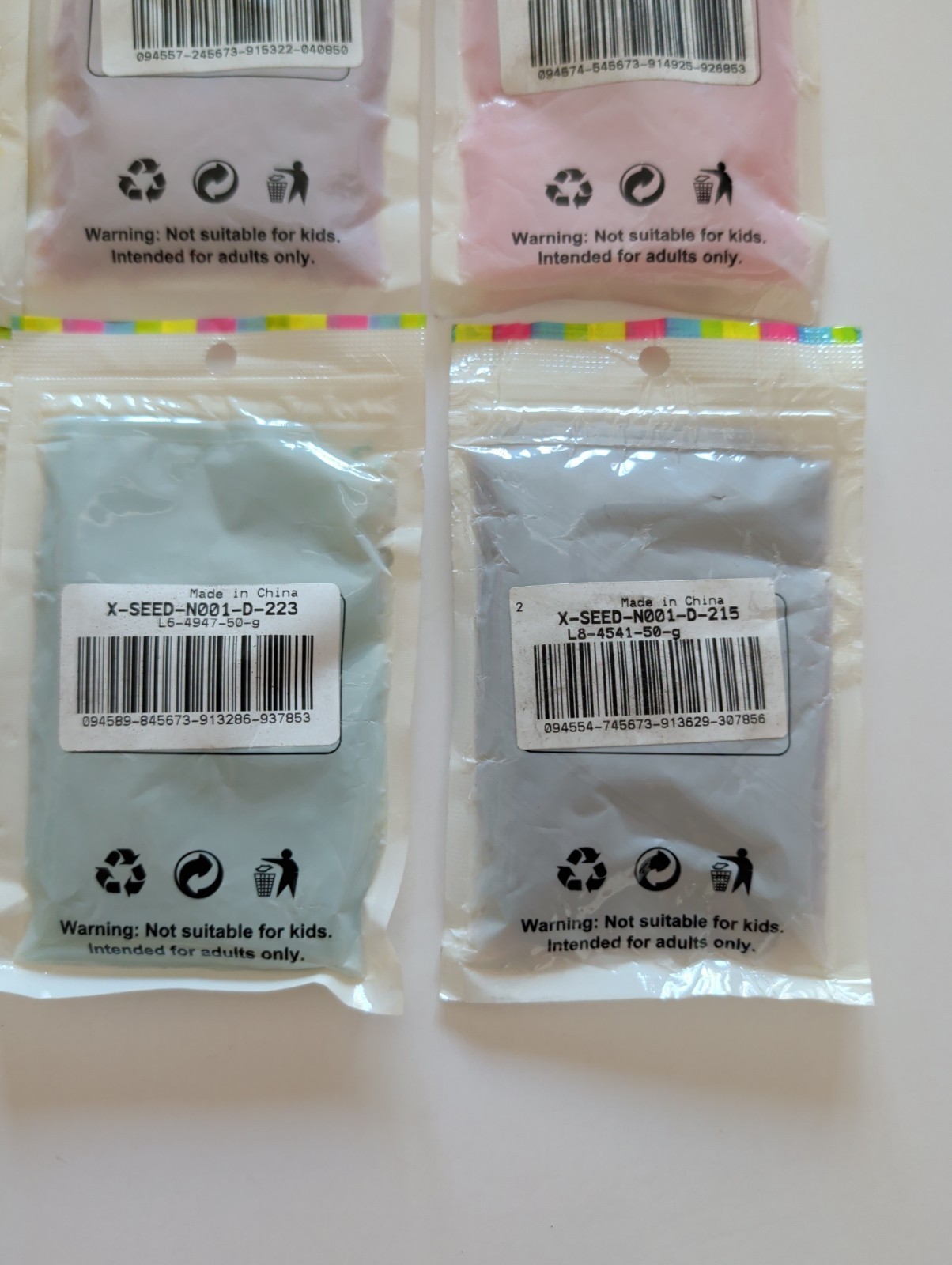 Lot Of 12 Bags Seed Beads 50 grams each Glass Beads