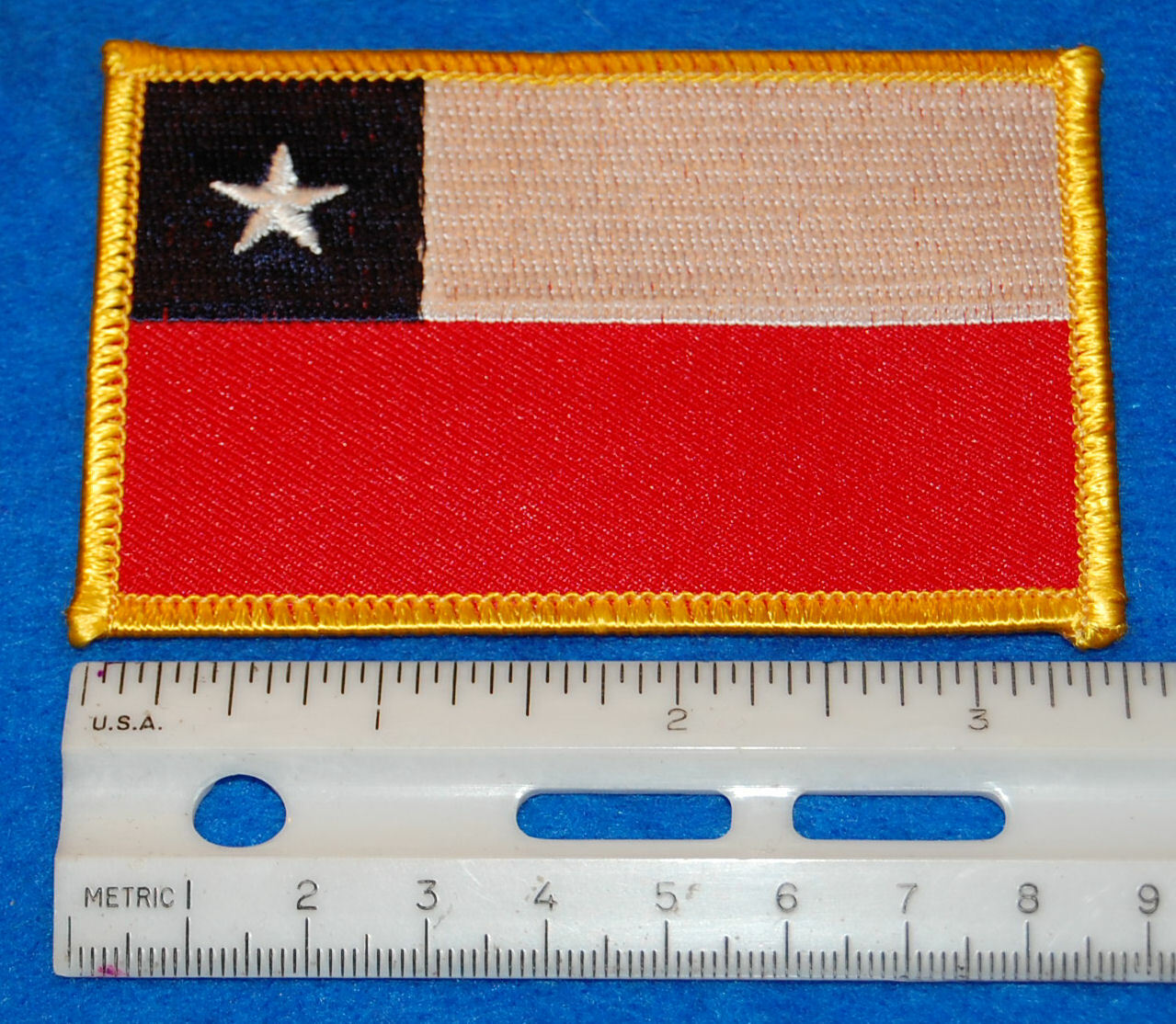 Various International Country (A-C) Flag Embroidered Patches, New