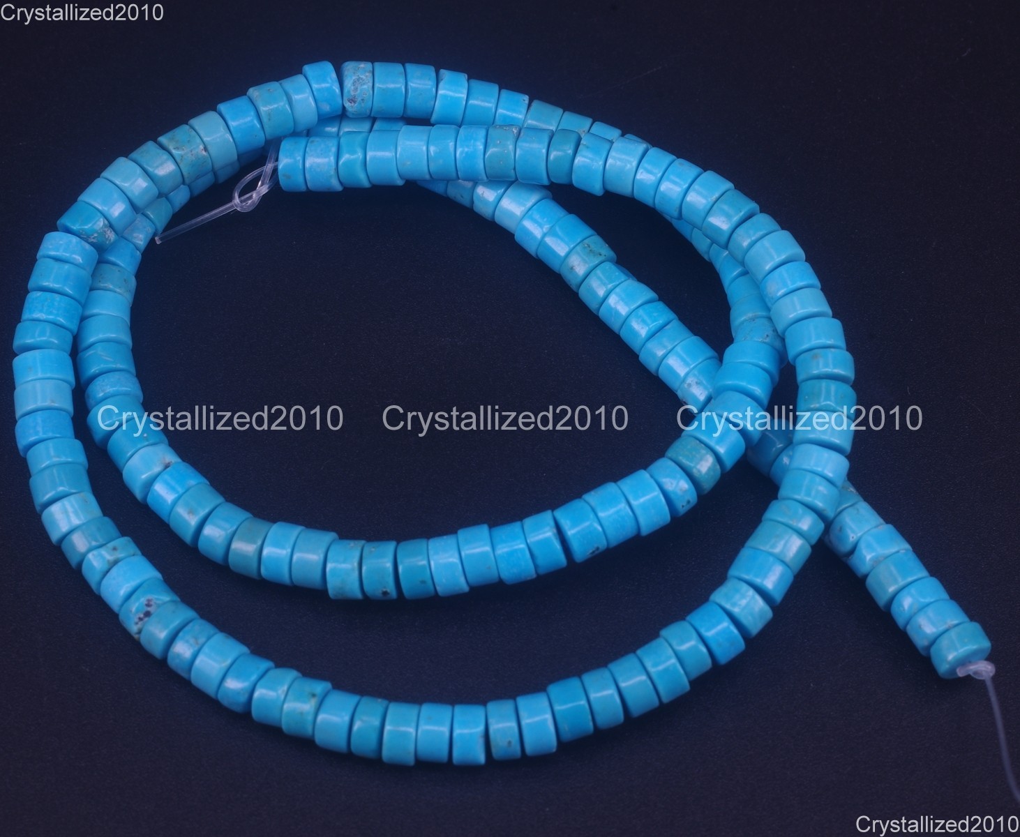 Natural Gemstones Heishi Cylinder Disc Spacer Beads Jewelry Making 2x4mm 15.5″