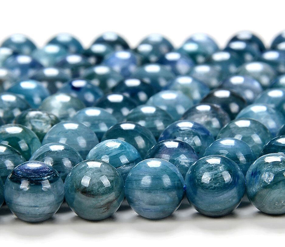 Natural Kyanite Gemstone Grade AAA Round 5MM 6MM 7MM 8MM 9MM Loose Beads (D123)