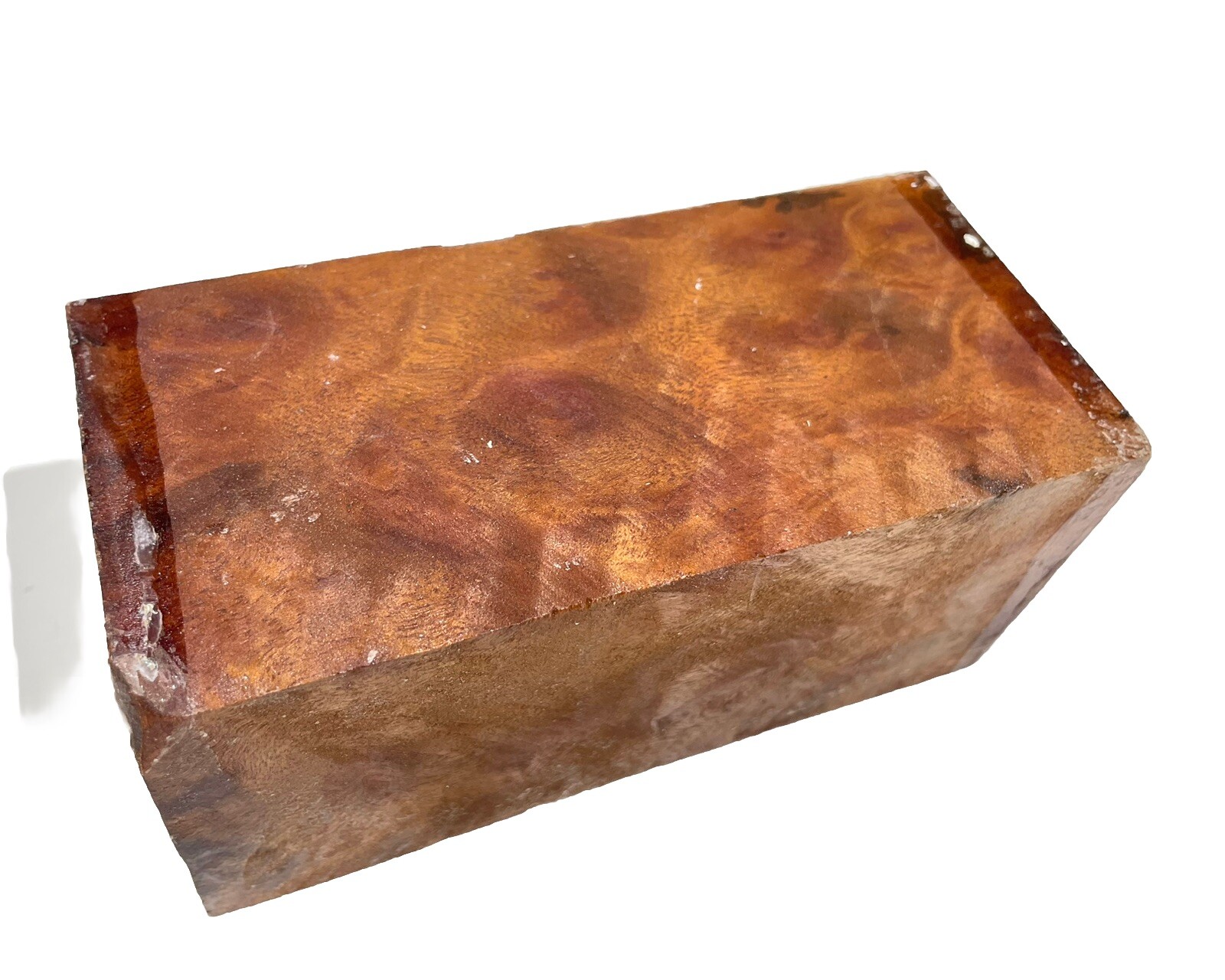 Camphor Burl wood turning blank 2-5/8″ x 2-5/8″ x 5-5/8″ (b33) Dried