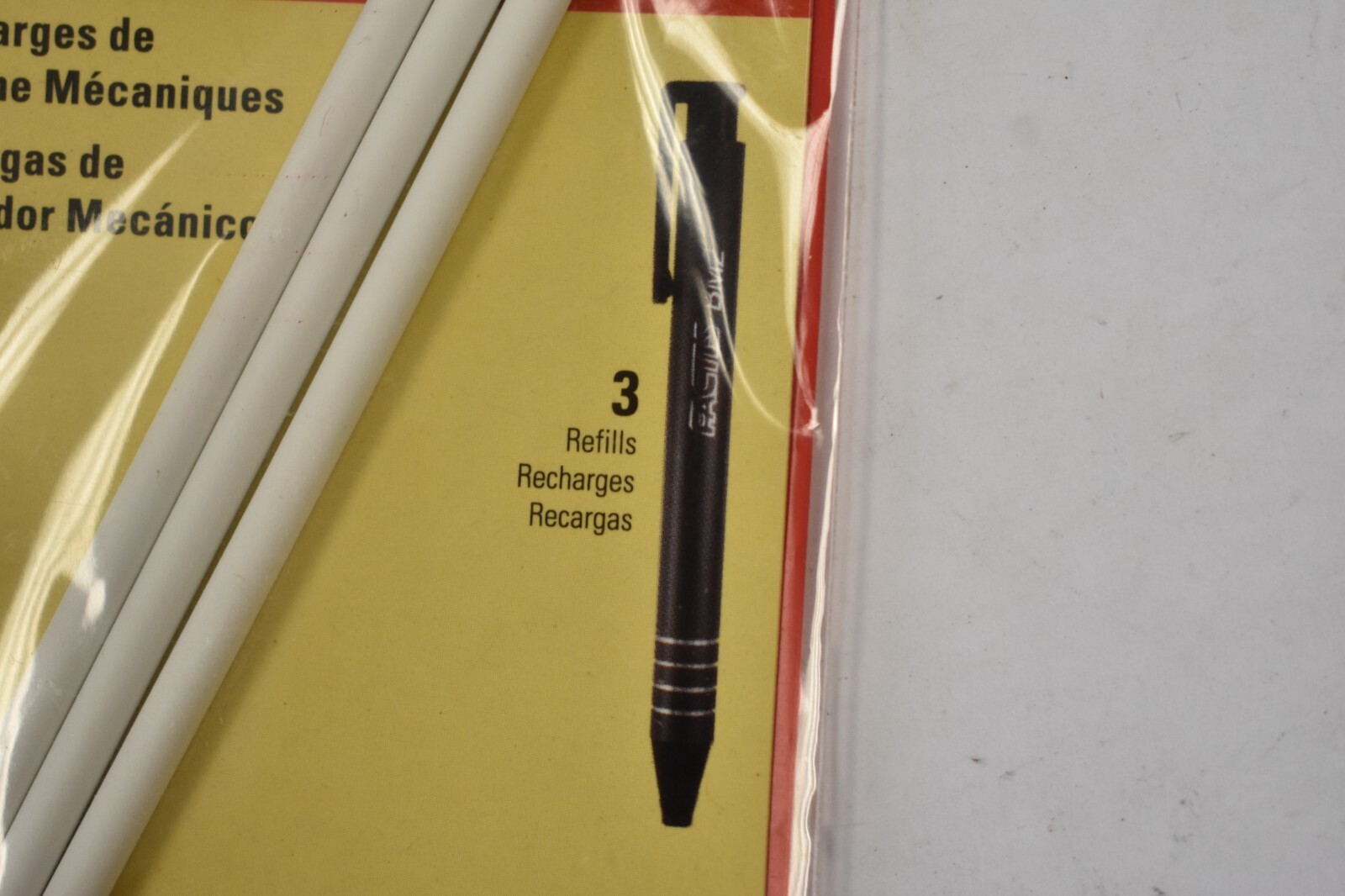 Lot of 4 Factis General Pencil Pen Style Mechanical Eraser Refills 12 Total