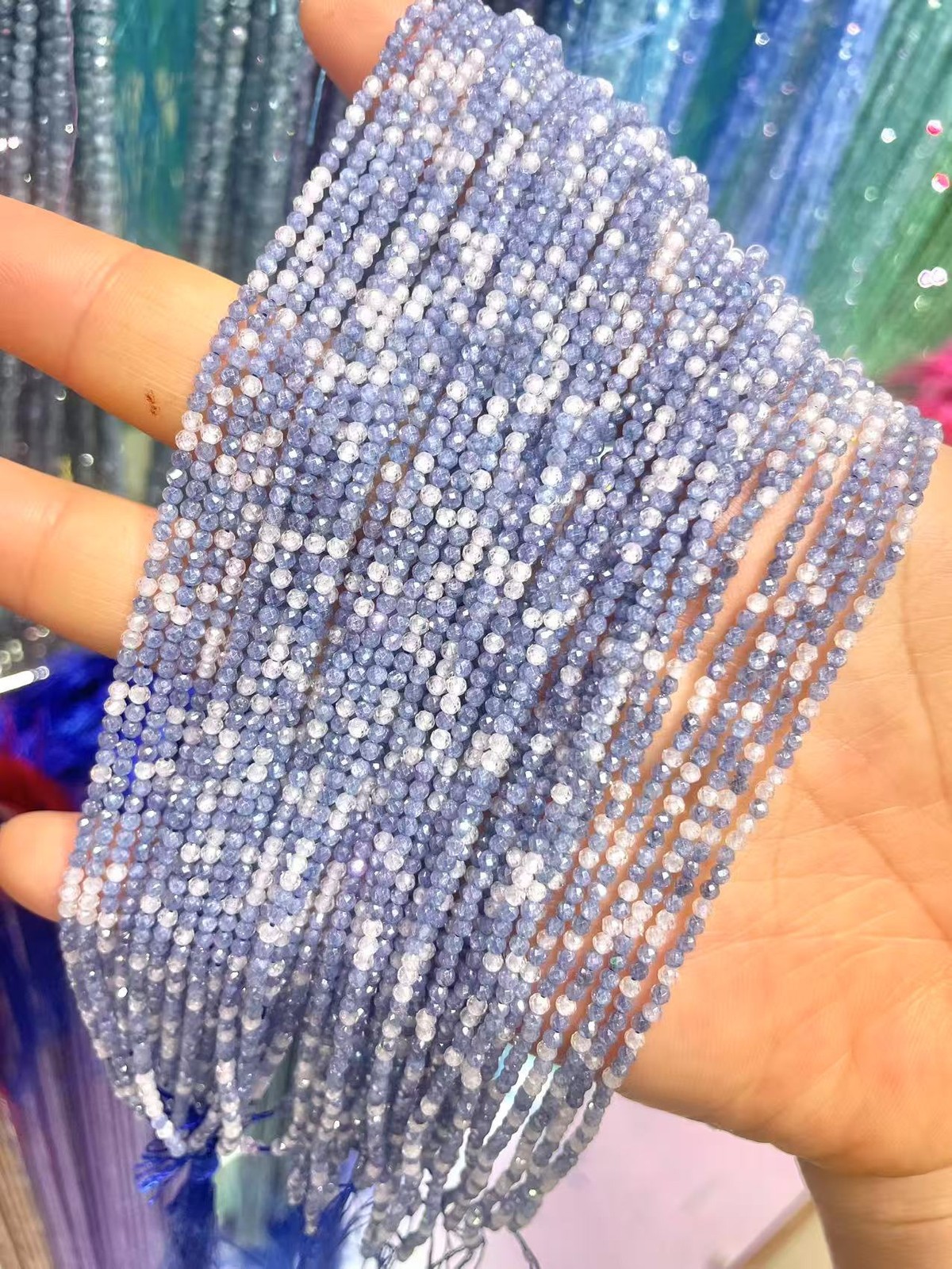 2mm High Quality Dopamine Faceted Mixed Natural Zircon Beads for Jewelry Making