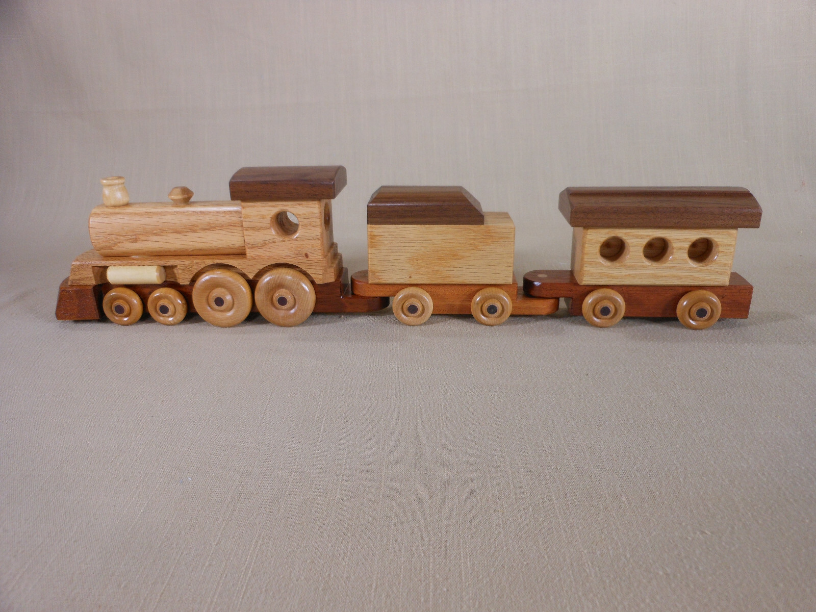 New Handcrafted Wooden Alphabet Train for All Ages Great Toy or Collectible