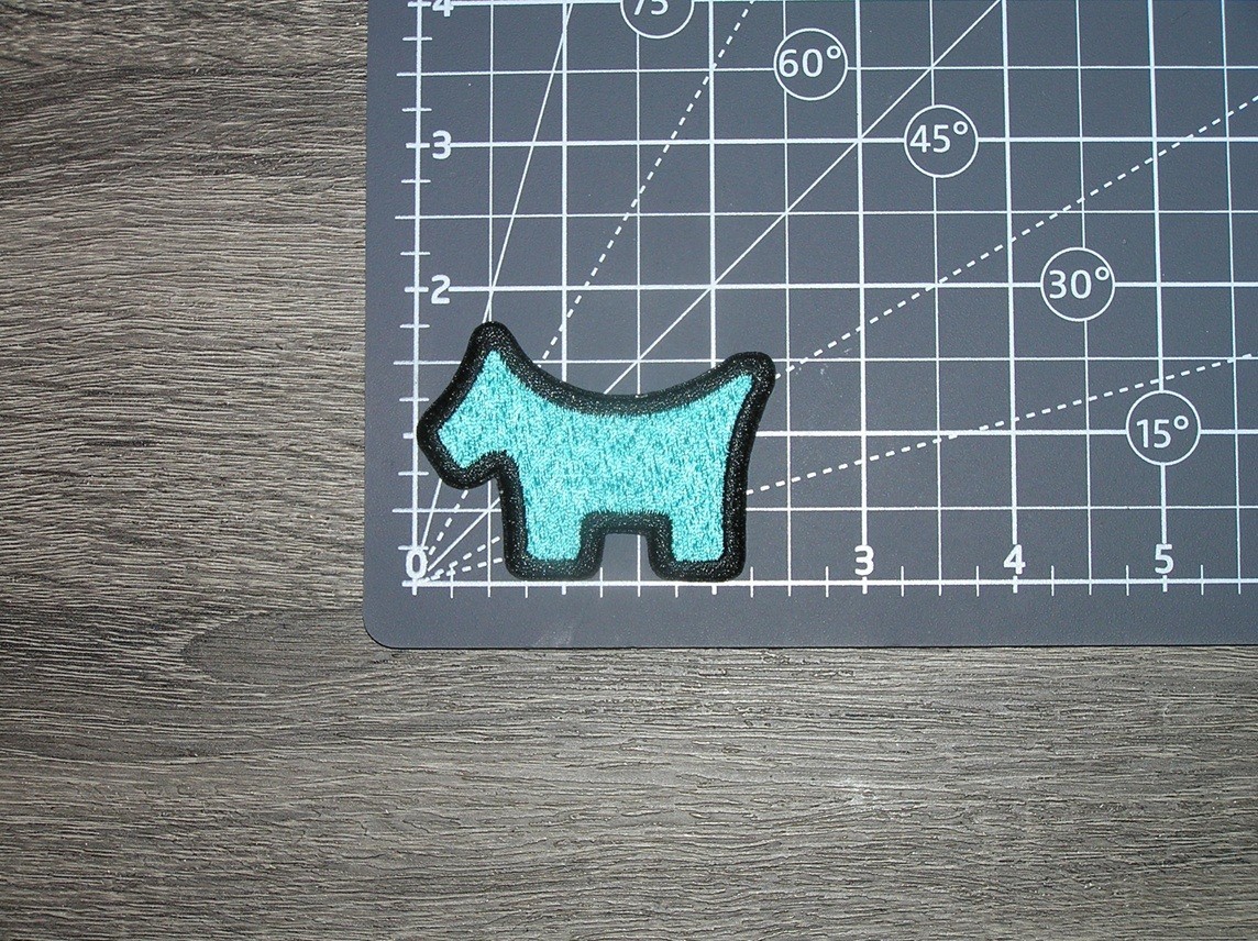 Pro Golf Teal/Black Embroidered Iron On Patch 2.5″ x 1.75″