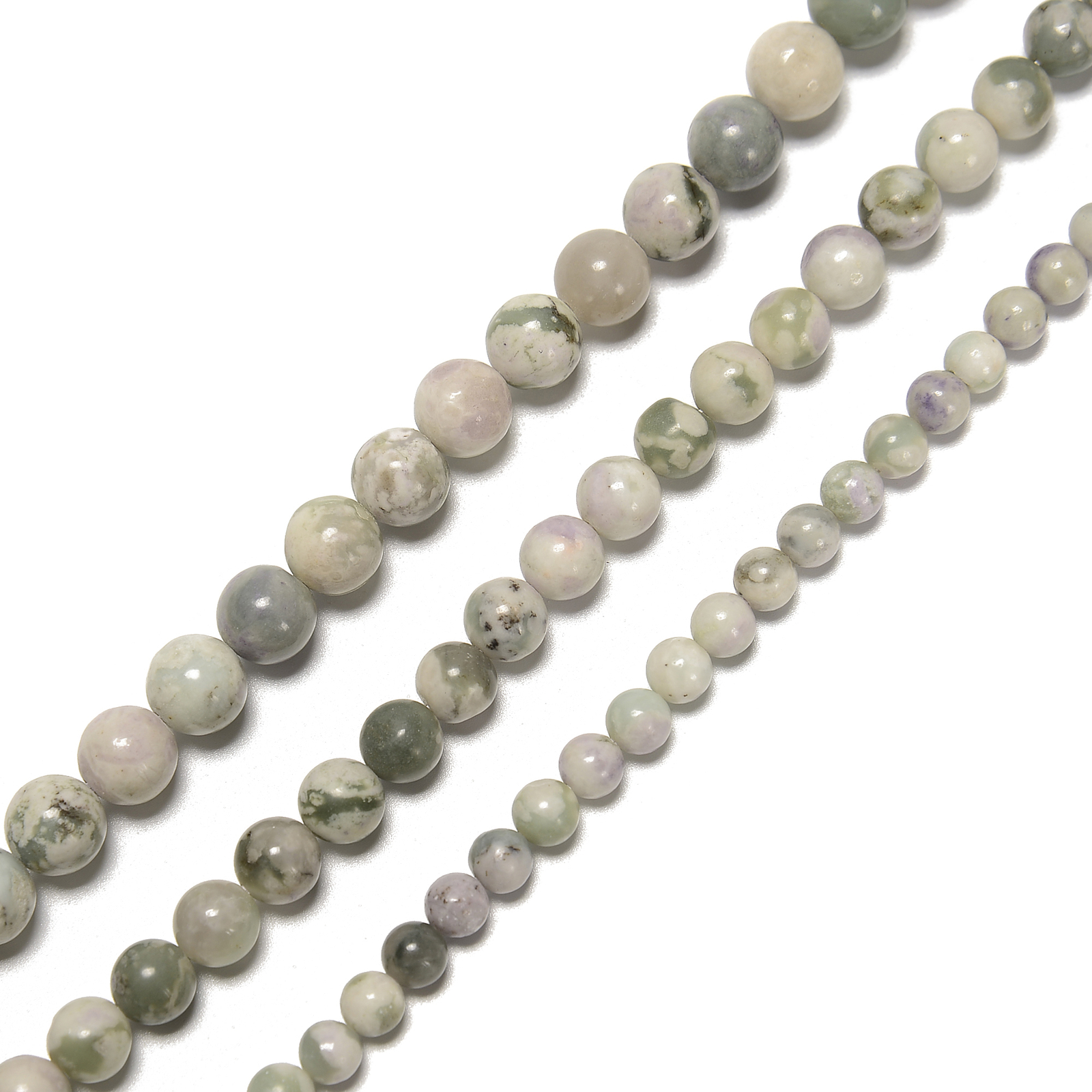 Natural Peace Jasper Smooth Round Beads Size 6mm 8mm 10mm 15.5” Strand