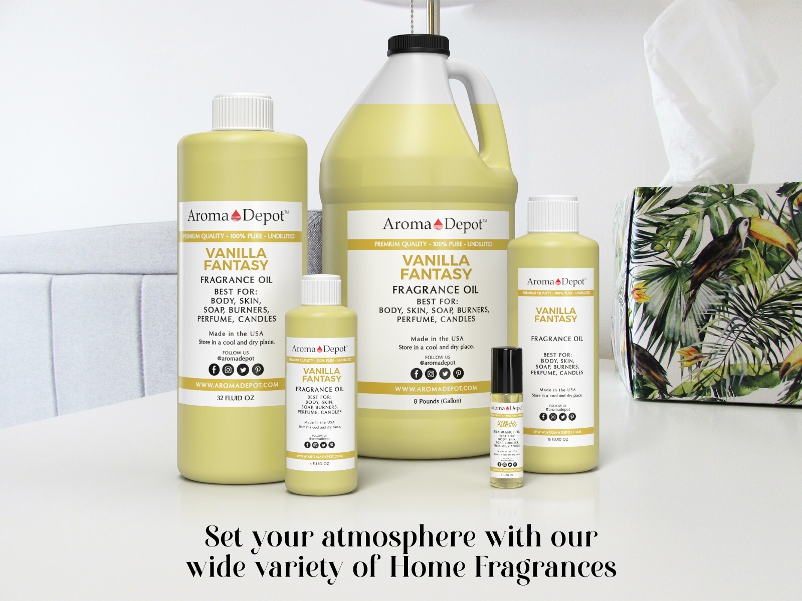 Vanilla Fantasy Fragrance Oil for Body, Candle,Soap, Lotion Diffusers & Warmers