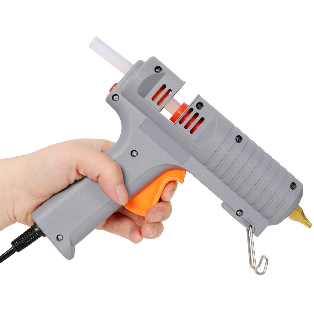 150W Adjustable Temp Hot Glue Gun, 6 Copper Nozzles 6 High Viscosity Glue Sticks