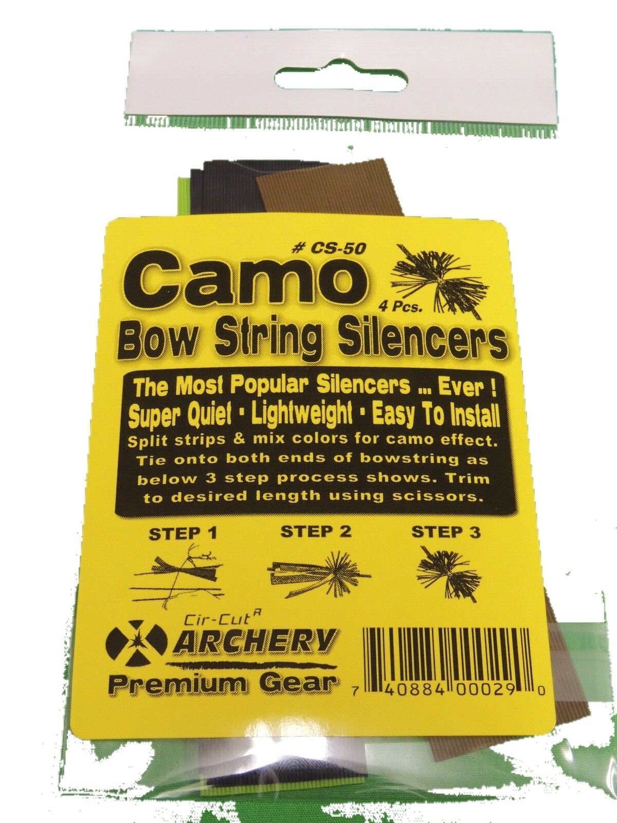 ARCHERY SILENCERS Bow String CAT WHISKER ARROW HUNTING YOU PICK COLORS WHISKERS