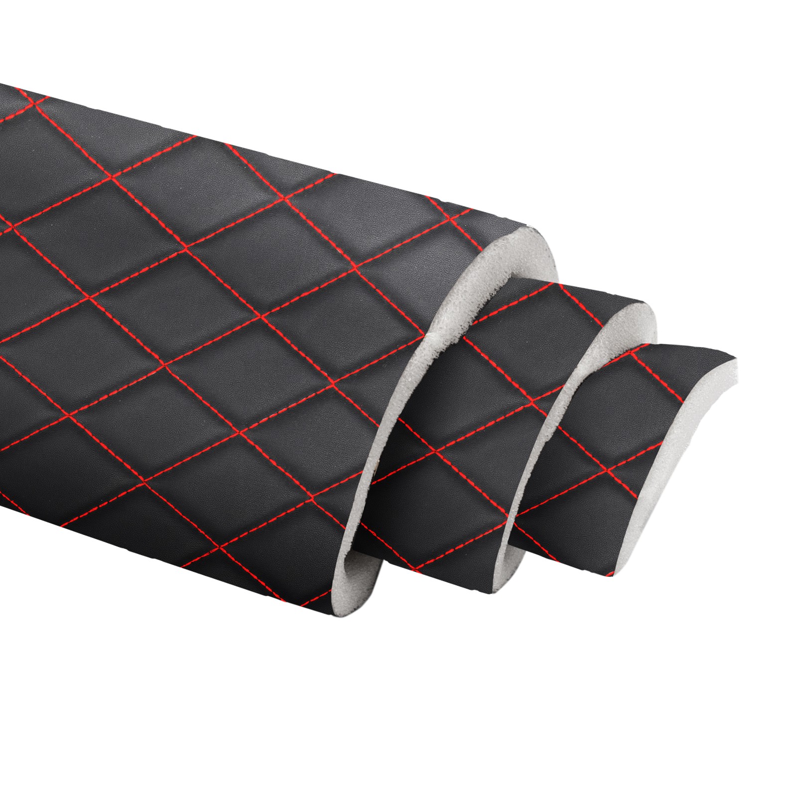 Quilted Vinyl Leatherette Fabric 6mm Foam Auto Upholstery Headliner Sold By Yard