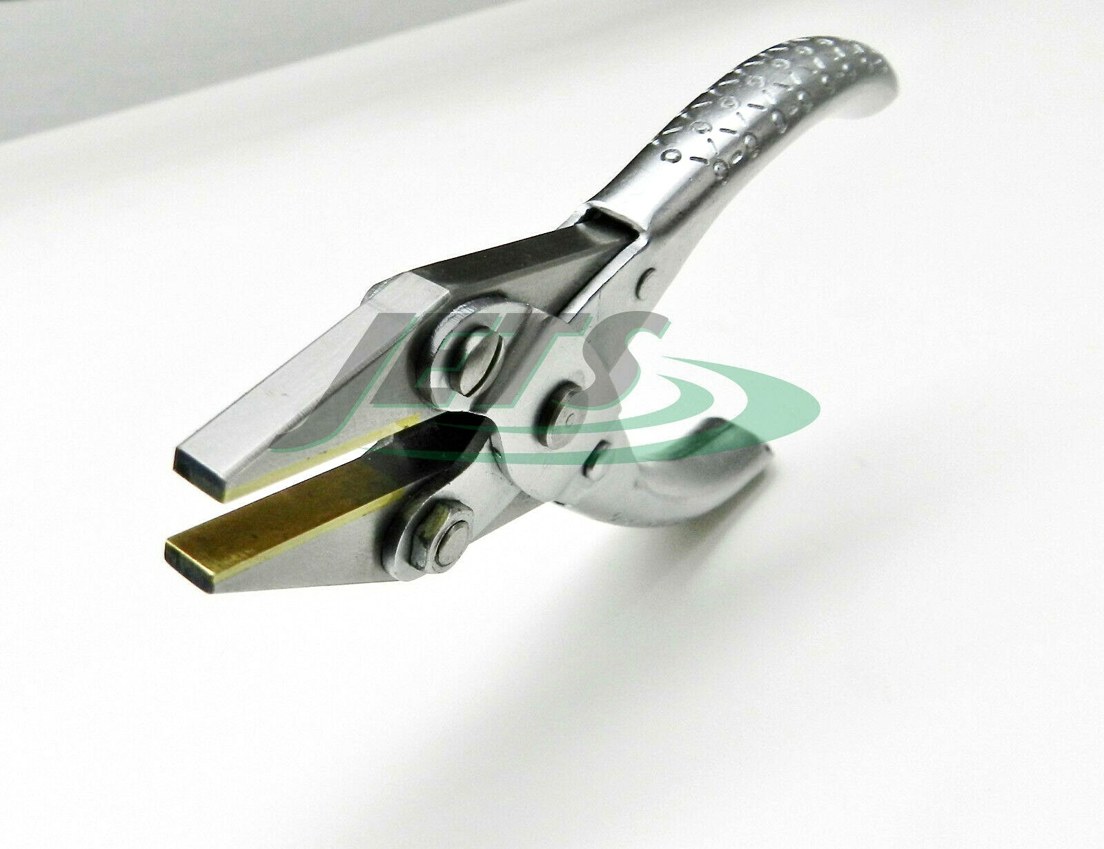 Brass Jaw Parallel Flat Nose Pliers 125mm Non Marring Jaws for Jewelry Crafts