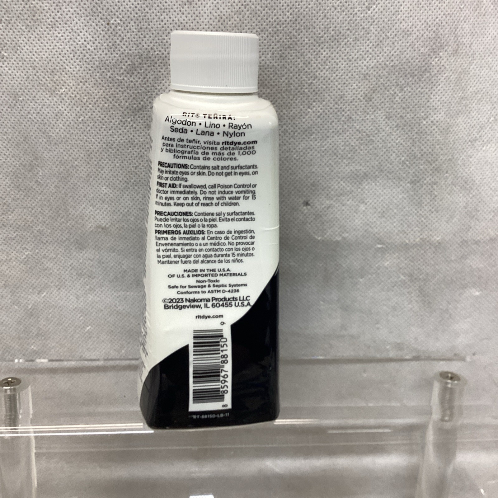NEW Rit Black All Purpose Dye 8.0 oz. SEALED