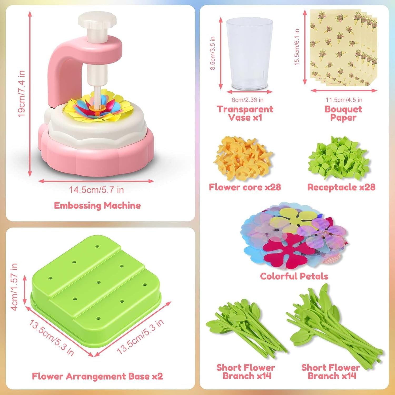 Arts Crafts For Kids Ages 4-8：5 6 7 8 9 10 year old Girl Birthday Gift PINK
