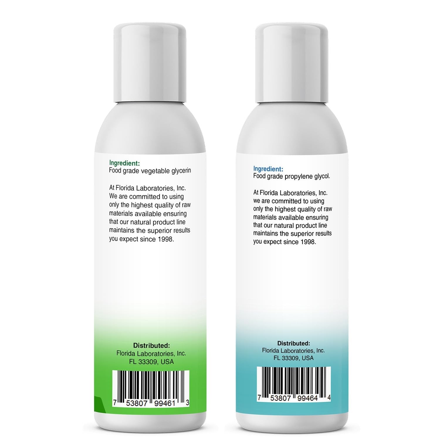 Pure Food Grade Veg Glycerine & Propylene Glycol – Twin Pack