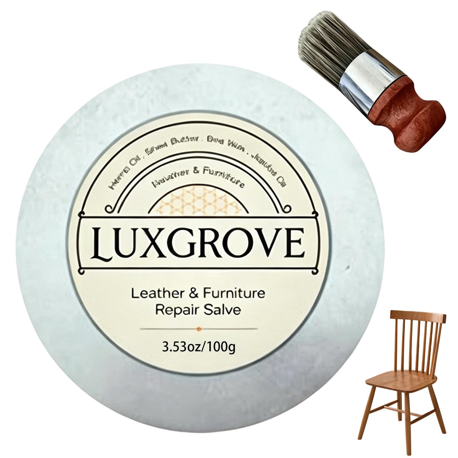 LUXGROVE Polishing, Moisturizing and Protective Ointment Gel for Leather and Fur