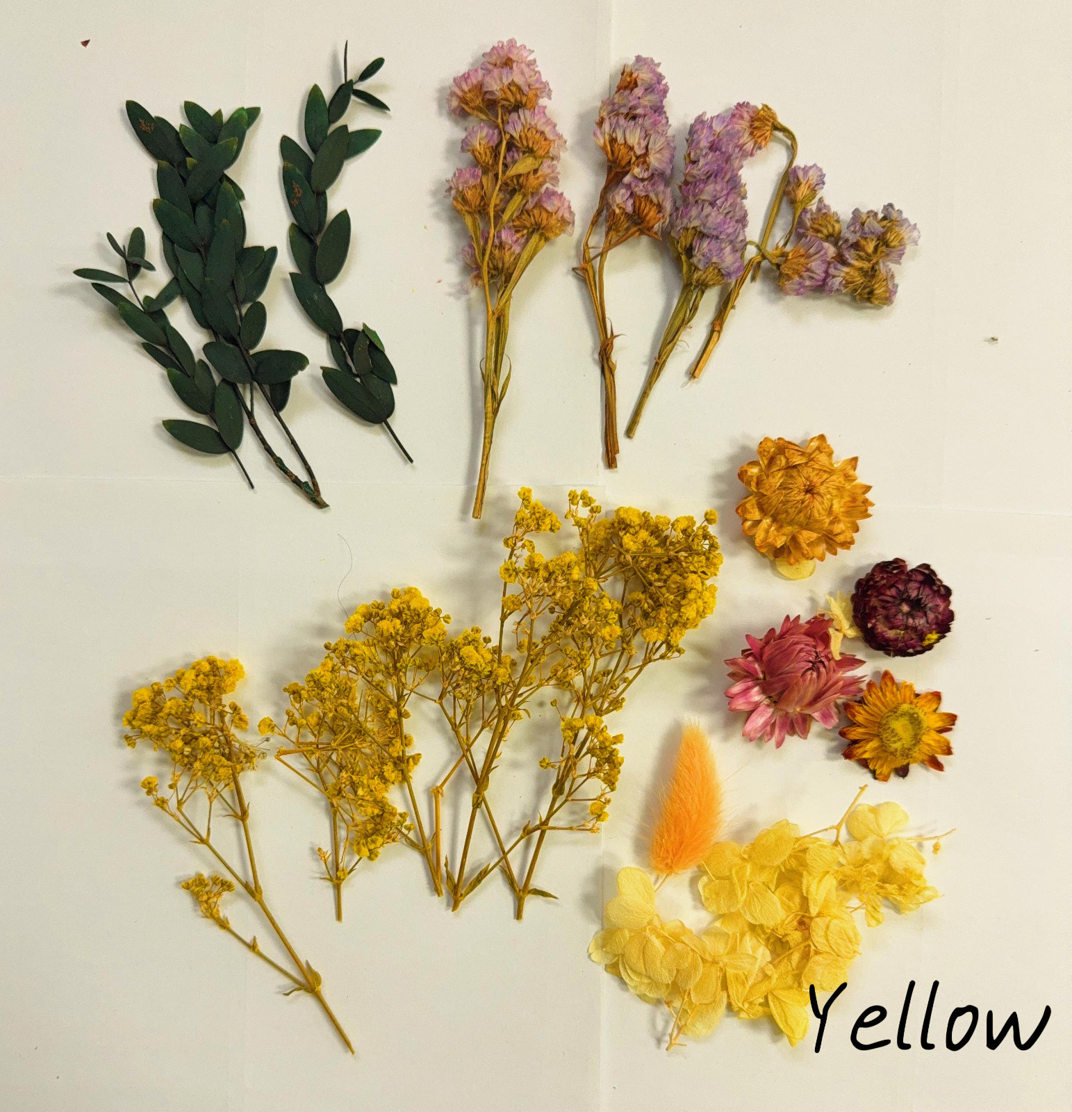Mixed Dried Pressed Flowers for DIY Crafts, Wedding Decor, Party Favors & Candle