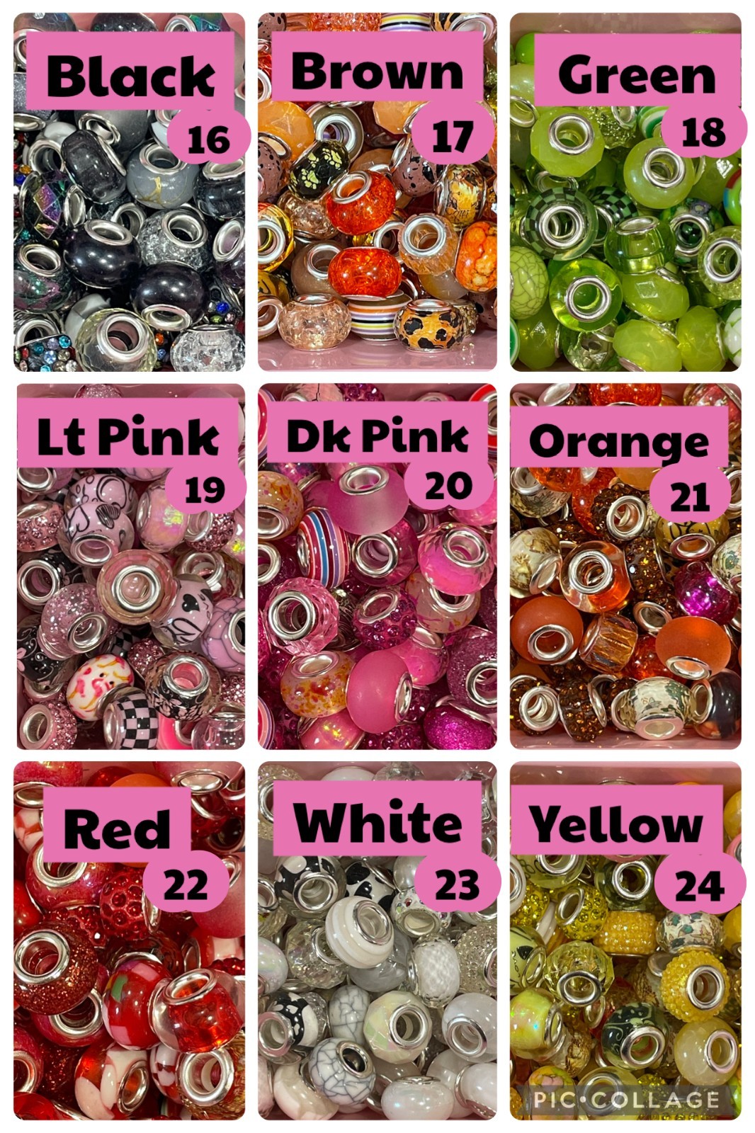 #300/16-24 (25pcs) 11-14MM European Rhinestone Large Hole Spacer BEADS